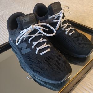 New Balance X-90 Lifestyle Mens 9.5  Black Blue Shoes Sneakers Rev Lite MSX90BG